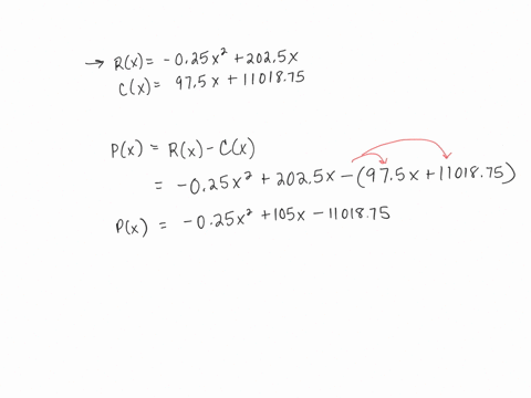 the-revenue-and-cost-functions-for-a-particular-product-are-given-below-the-cost-and-revenue-are-given-in-dollars-and-x-represents-the-number-of-units-rx-025x2-2025x-cx-975x-1101875-a-find-t-50693