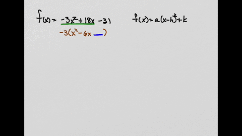 write-the-quadratic-function-in-the-form-f-xa-x-h2k-then-give-the-vertex-of-its-graph-2-f-x-3x-18x-31-writing-in-the-form-specified-f-x-l-vertex-40626