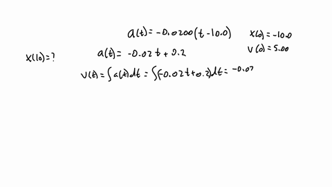 a-small-object-moves-along-the-x-axis-with-acceleration-t-0020oms-t-100s-att-0-the-object-is-atx-100-m-and-has-velocity-vax-500-ms-what-is-the-x-coordinate-of-the-object-when-t-100-s-43582