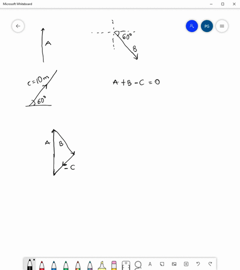 vector-a-points-in-the-positive-y-axis-direction-vector-b-is-directed-at-an-angle-of-600-degrees-below-the-positive-x-axis-vector-c-has-a-magnitude-of-10m-and-points-in-a-direction-60-degree-36244