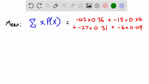 calculate-the-mean-the-variance-and-the-standard-deviation-of-the-following-discrete-probability-distribution-negative-values-should-be-indicated-by-minus-sign-round-intermediate-calculation-67112