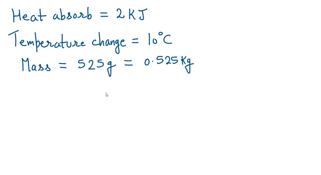 SOLVED: The temperature of a brass bar rises by 10.0Â°C when it absorbs ...