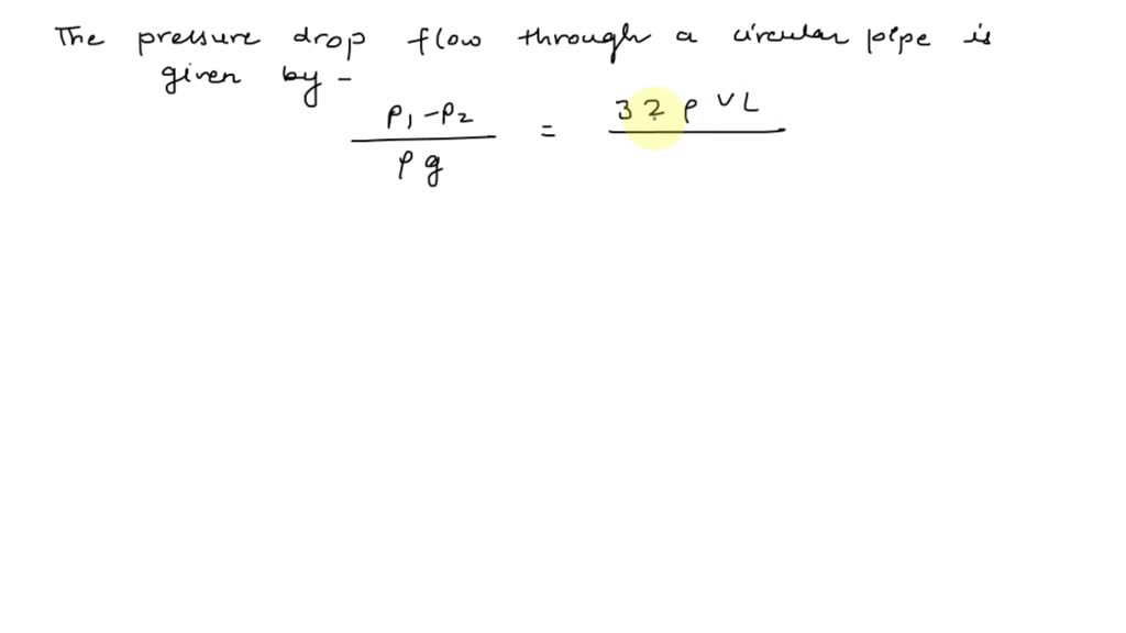 SOLVED The power of a pump in a water pipe network, W, depends on