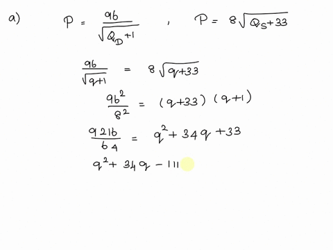 96-question-1given-the-demand-function-p-and-the-supply-function-p8qs33-vqo1-calculate-athe-equilibrium-point-b-the-consumer-surplus-at-the-equilibrium-point-the-producer-surplus-at-the-equi-40427