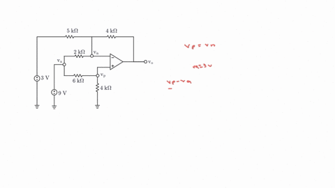 how-do-i-answer-this-question-figure-p435circuit-for-problem-435-436-find-the-value-of-vo-in-the-circuit-in-figp436-5-kq-wwm-2-kq-wmm-4-kq2-wwm-000-ww-6-kq-3v-9v-4-kq-figure-p436circuit-for-43219