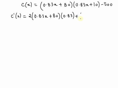 the-cost-of-producing-x-items-of-a-product-is-given-by-cx083x80083x10500cx083x80083x10500-find-the-marginal-cost-when-x79x79-round-your-answer-to-the-nearest-cent-07496