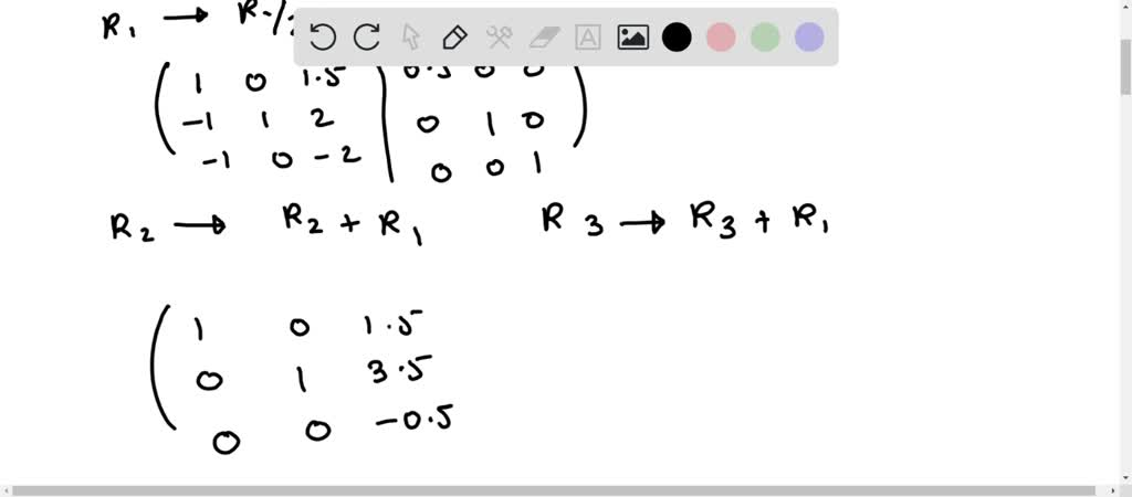 SOLVED: Use the Gauss-Jordan method to find the inverse of the given ...