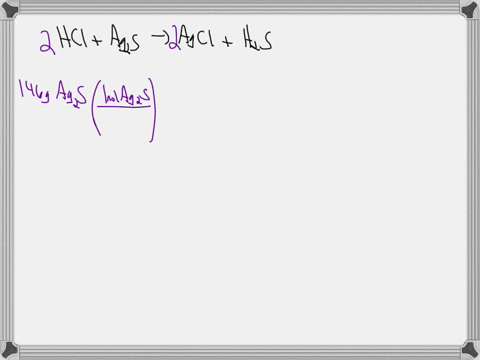 calculate-the-mass-in-grams-of-each-product-formed-when-146-g-of-silver-sulfide-reacts-with-excess-hydrochloric-acid-via-the-following-unbalanced-equation-hcl-aq-agzs-s-5-agcl-s-hzs-g-unbala-91592