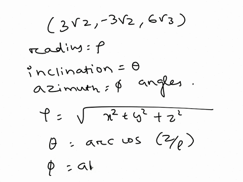 convert-from-rectangular-to-spherical-coordinates-use-symbolic-notation-and-fractions-where-needed-give-your-answer-as-points-coordinates-in-the-form-3vz-3vz613-12tan-1-tan-j-28246