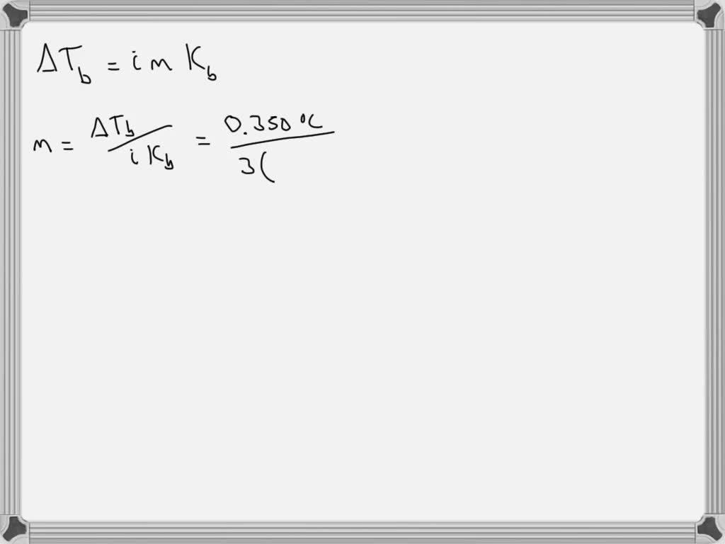 SOLVED The boiling point of water is 100.0°C at 1 atmosphere. How many