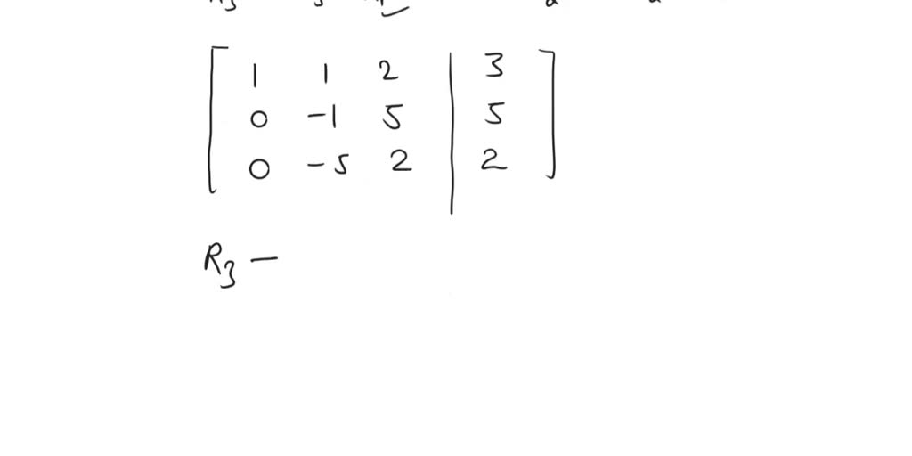 Solve The Following Linear System By Gaussian Elimination X1 X2 