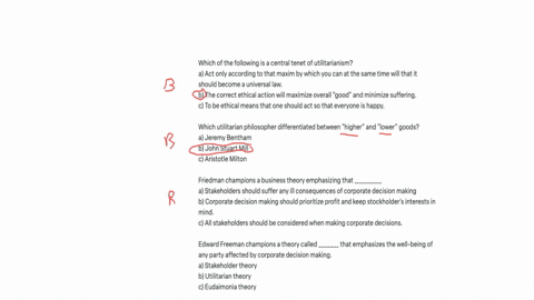 which-of-the-following-is-a-central-tenet-of-utilitarianism-a-act-only-according-to-that-maxim-by-which-you-can-at-the-same-time-will-that-it-should-become-a-universal-law-b-the-correct-ethi-72471