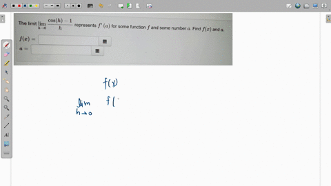 the-limit-h-0-cosh-1h-represent-for-some-f-and-some-number-a-find-fx-and-a