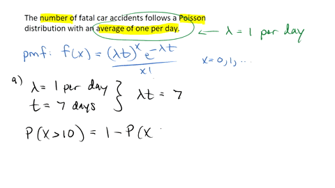 18-assume-that-the-number-of-fatal-car-accidents-in-a-certain-state-obeys-a-poisson-distribution-with-an-average-of-one-per-day-a-what-is-the-probability-of-more-than-ten-such-accidents-in-a-35667