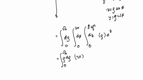 use-cylindrical-coordinates-evaluate-the-integral-where-e-is-enclosed-by-the-paraboloid-z8x2y2-the-cylinder-x2y26-and-the-x-y-plane-iiint_e-ez-d-v