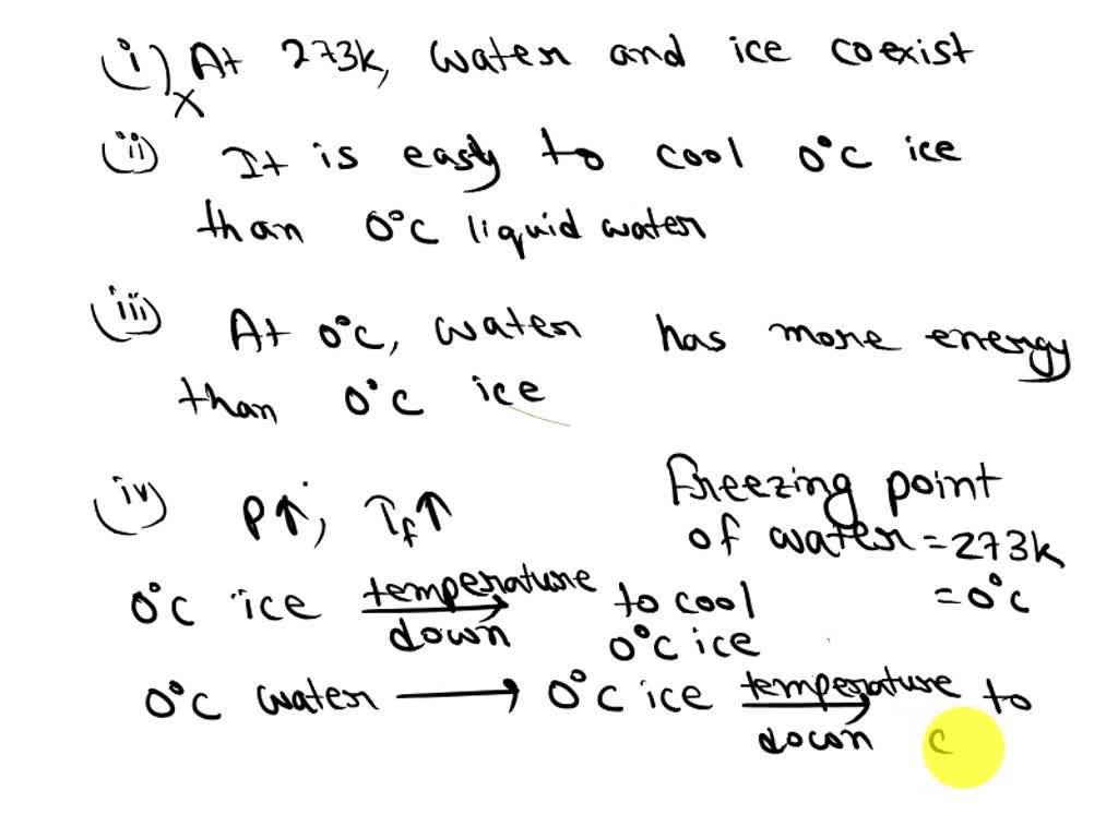 SOLVED Which of the following statements are correct? (i) At 273K