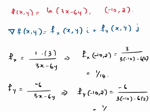 compute-the-gradient-of-the-function-at-the-given-point-38-fx-y-in3x-6y-10-2-find-the-derivative-of-the-function-at-po-in-the-direction-of-ua-39-fx-y-in6x-3y-po-7-4-u-6i-8j-22123