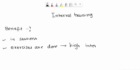 what-is-the-main-benefit-of-interval-training-a-compared-to-continuous-exercise-it-allows-for-higher-exercise-intensities-b-it-requires-a-lot-of-specialized-equipment-c-it-improves-speed-by-23444