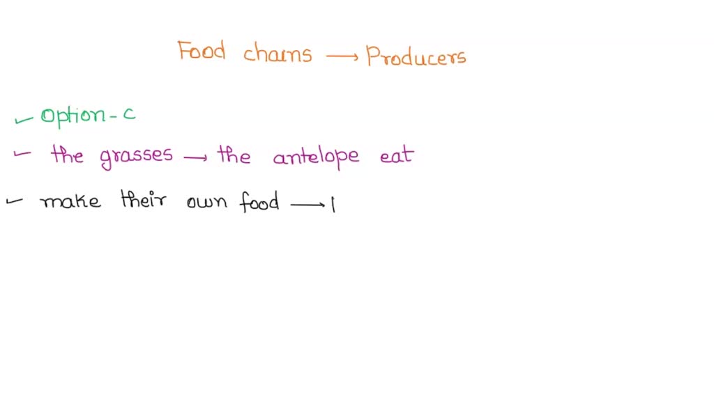 SOLVED: In a savanna, gazelles, wildebeests, and warthogs eat grasses