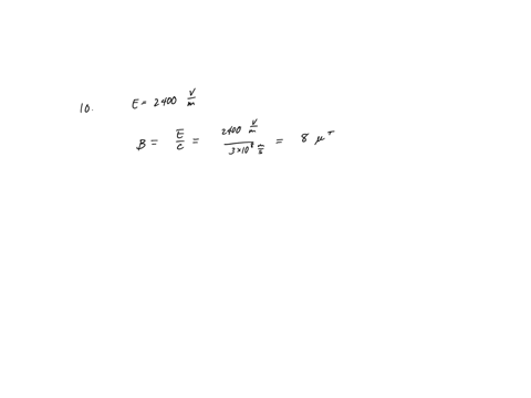 u1o-iuu-pomfts-an-electromagnetic-wave-is-traveling-through-free-space-at-a-particular-instant-of-time-the-electric-field-at-a-point-is-2400-vm-find-the-magnetic-field-at-the-same-time-and-a-51974