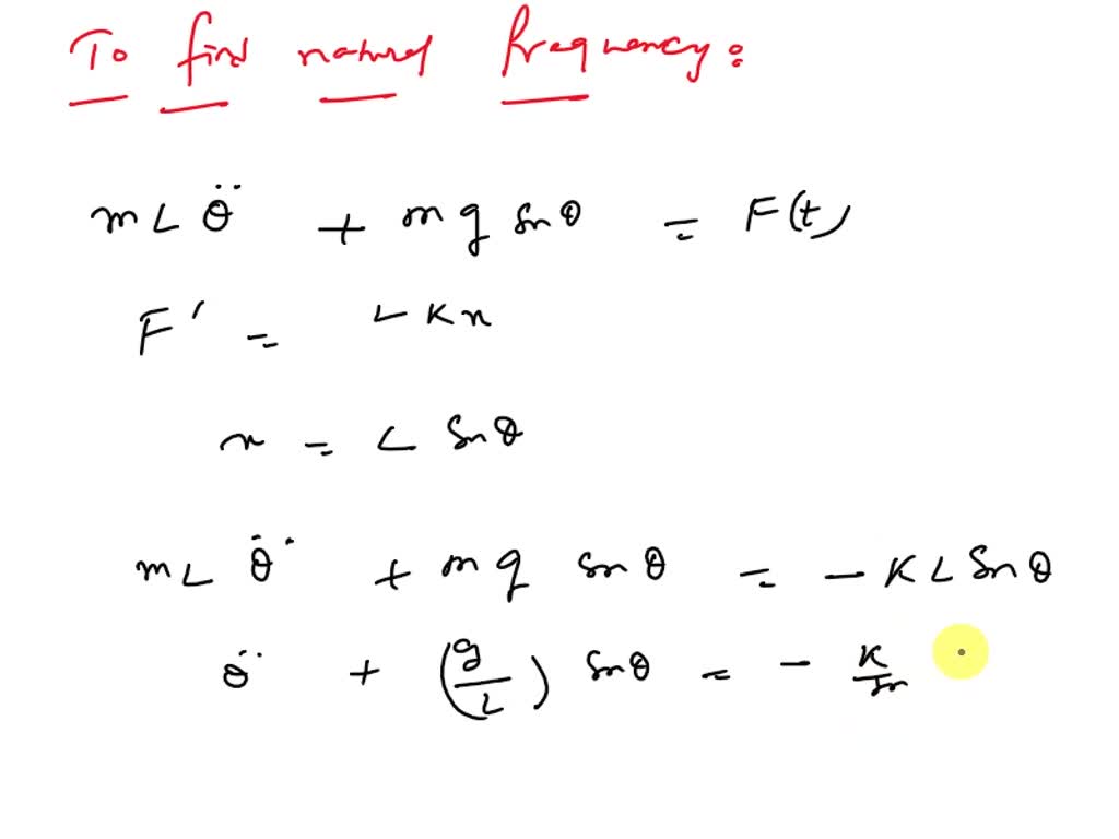 SOLVED: 3. Consider the following system of two massless pendulums ...