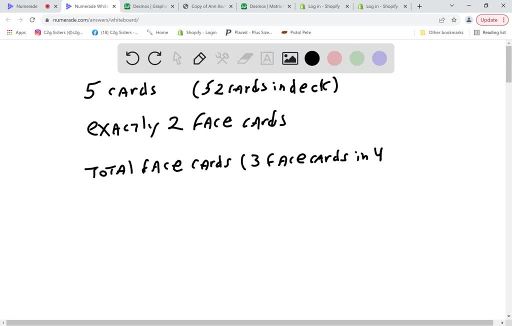 SOLVED Five cards are chosen at random from an ordinary deck to form a