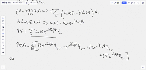 the-wave-function-of-a-hydrogen-like-atom-at-time-t0-is-psivecr-0frac1sqrt11leftsqrt3-psi_21-1vecr-p-35714