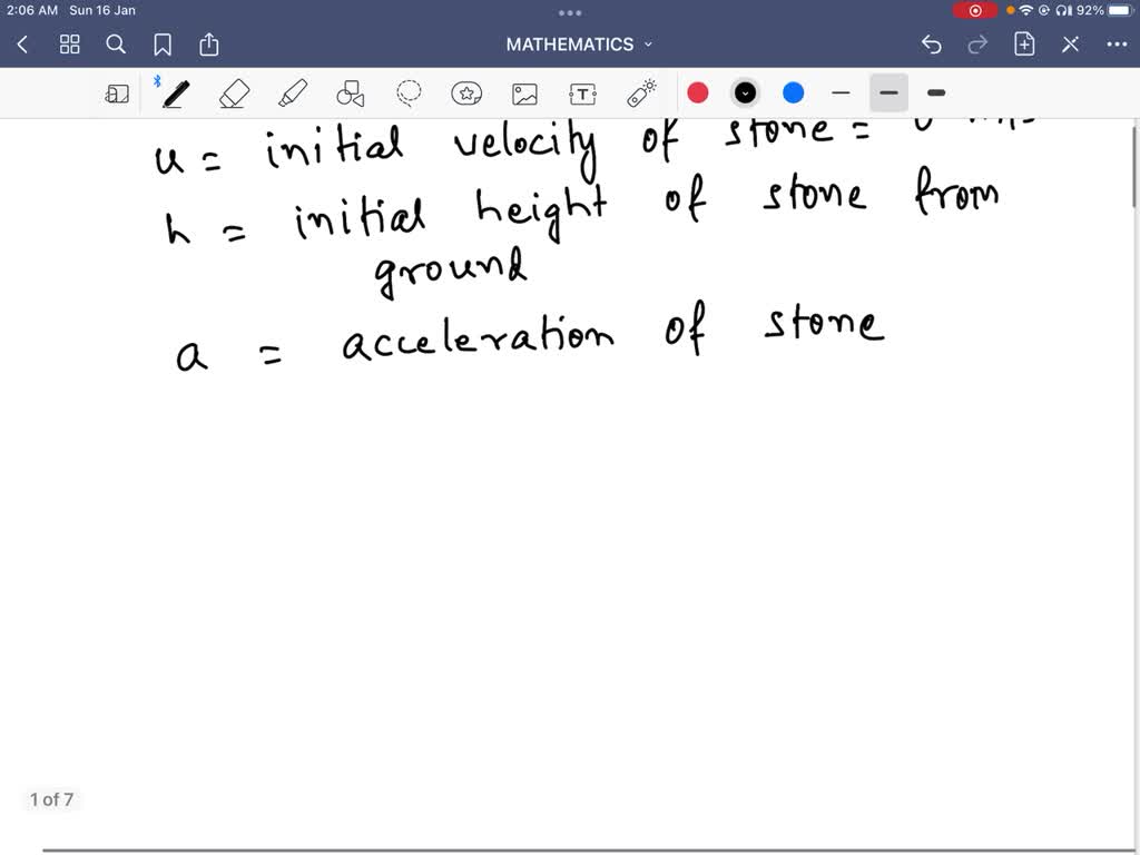 SOLVED: A stone is dropped from rest at an initial height h above the