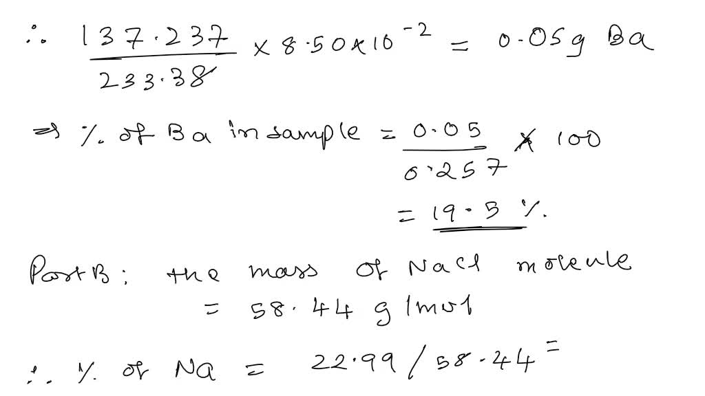 SOLVED The Na2S that we are using for this lab is a hydrated solid
