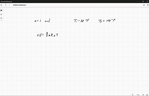 if-the-temperature-of-monoatomic-ideal-gas-is-raised-from-88-ff-to-148-f-by-how-much-will-the-internal-energy-of-00-mol-of-gas-change-49915