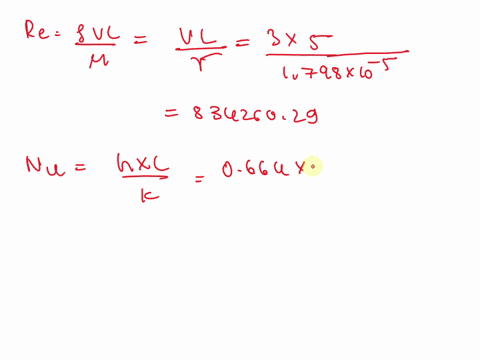 5-air-at-1-atm-and-20c-flows-over-the-upper-surface-t20c-of-5-m-long-flat-plate-whose-temperature-is-80c-v3ms-with-a-velocity-of-3-ms-as-showndetermine-the-forced-convection-heat-transfer-co-23293