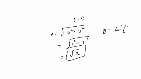 a-the-cartesian-coordinates-of-a-point-are-11-i-find-polar-coordinates-r-theta-of-the-point-where-r0-and-0-leq-theta2-pi-beginarrayl-roperatornamesqr-2-thetafracp-i4-endarray-ii-find-polar-coordinates