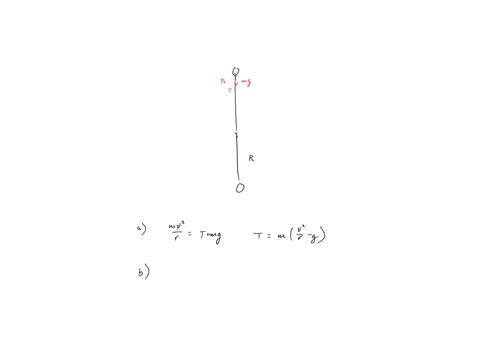 One end of mass less in extensible string of length l is...