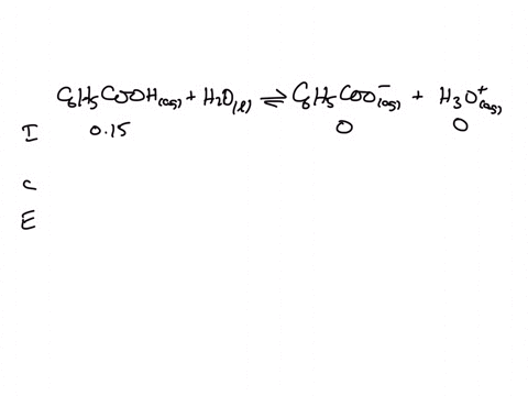 the-ph-of-a-015-m-solution-of-pentafluorobenzoic-acid-c6f5cooh-is-measured-to-be-127-use-this-information-to-determine-a-value-of-ka-for-pentafluorobenzoic-acid-c6f5coohaq-h2ol-c6f5coo-aq-h3-95108