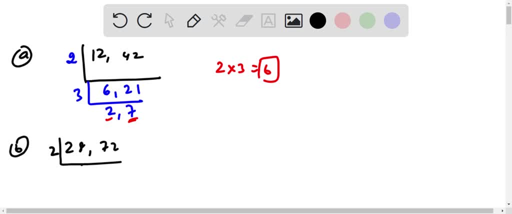 solved-1-find-the-hcf-by-the-short-division-method-a-12-and-42-b