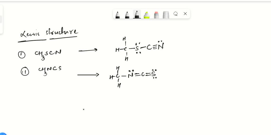 Ch3ncs Lewis Structure