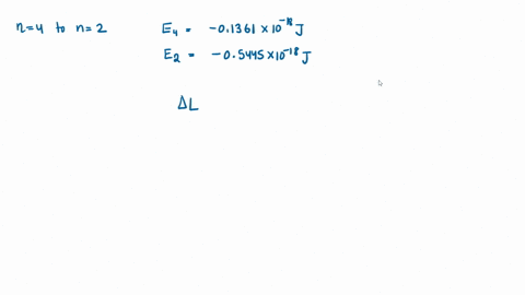consider-the-following-portion-of-the-energy-level-diagram-for-hydrogen-n-4-01361-x-10-18-n-3-02420-x-10-18-_-n-2-05445-10-18-2178-x10-i8-in-the-hydrogen-spectrum-what-is-the-wavelength-of-l-74834