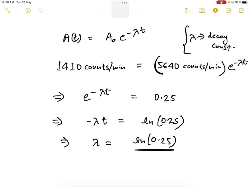 SOLVED 12 A Series Of Measurements On Sample Ofa Radioisotope Gave The solved-12-a-series-of-measurements-on-sample-ofa-radioisotope-gave-the