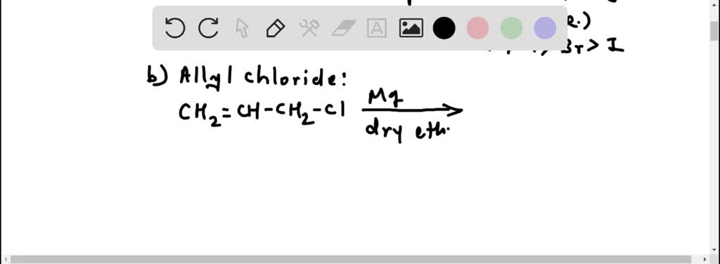 SOLVED: Write the structure of the Grignard reagent formed from each of ...