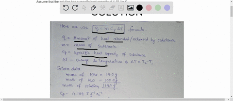 when-142-g-kbr-is-dissolved-in-1000-g-of-water-in-a-coffee-cup-calorimeter-the-temperature-drops-from-2888-c-to-2338-c-what-is-the-enthalpy-change-per-gram-of-kbr-dissolved-in-the-water-assume-that-th