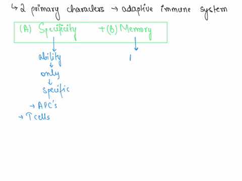 1-briefly-discuss-the-two-primary-characteristics-and-functions-of-the-adaptive-immune-system-2-tolerance-plays-a-critical-role-in-the-adaptive-immune-system-immune-cells-should-not-recogniz-94815