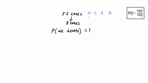 if-we-draw-8-cards-from-a-standard-52-card-deck-what-is-the-probability-that-all-8-cards-are-hearts-probability-26912