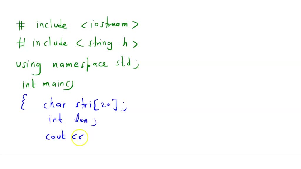 SOLVED: Write A C Program To Find The Length Of The Longest Substring ...