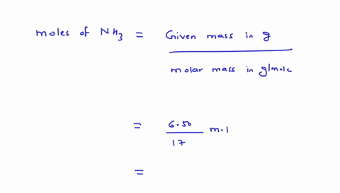 how-many-moles-of-hydrogen-are-there-in-650-g-of-ammonia-nh-a-0382-mol-b-139-mol-c0215-mol-e-266-mol-d-114-mol-33874