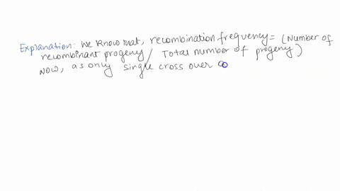 genetic-maps-are-based-on-recombination-frequencies-however-because-some-multiple-crossovers-produce-parental-rather-than-recombinant-gametes-as-the-physical-distance-between-two-loci-increa-87284