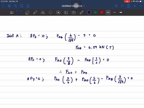 determine-the-force-in-each-member-of-the-space-truss-ad-state-if-the-members-are-in-tension-or-compression-hint-the-support-reaction-at-e-acts-along-member-eb-3-m-2-m-2-m-5-m-7-kn-80698