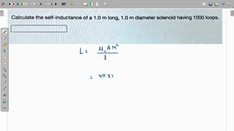 calculate-the-self-inductance-of-a-10-m-long-10-m-diameter-solenoid-having-1000-loops-58313