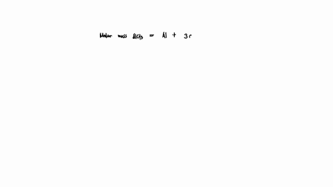 what-is-the-molar-mass-of-alcl3-19373