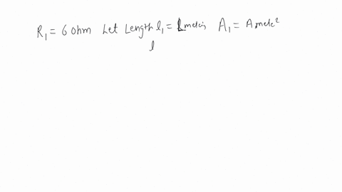 a-metal-wire-of-resistance-6-ohm-is-stretched-so-that-its-length-is-increased-to-twice-its-original-length-calculate-its-new-resistance
