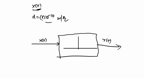 -10-a-white-noise-process-x-with-two-sided-power-spectral-density-1-x10-whz-input-to-a-filter-whose-magnitude-squared-response-is-shown-below-1hi-yt-5-khz-5khz-the-output-power-is-0-2xlo-6-w-00914
